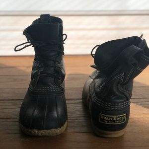 Black on black L. L. BEAN BOOTS